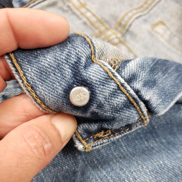 Adjustable Waist Relaxed Straight Leg Blue Jeans Size 14 Reg Levis Signature - Picture 8 of 11